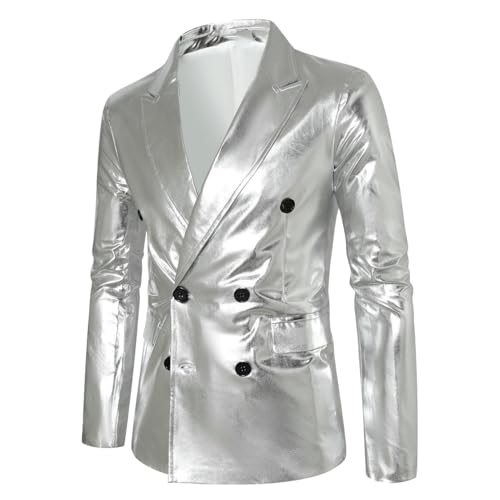 Blazer brillant chic pour briller lors des soirées d'hiver masculines