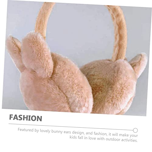 Cartoon Bunny Earmuffs for Warm Ear Protectors Foldable Ear Warmers Comfortable and Lightweight for Winter Outdoor Activities4