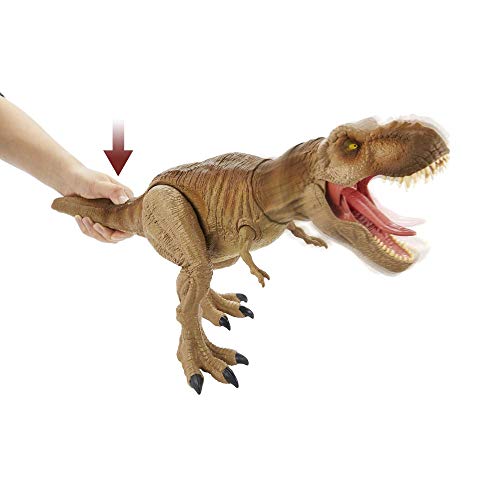 Jurassic World Epic Roarin’ Tyrannosaurus Rex Large Action Figure With Primal Attack Feature, Sound, Realistic Shaking, Movable Joints; Ages 4 Years & Up #TOP6