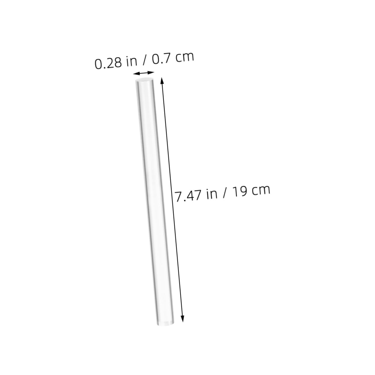 LALAFINA 100pcs Hot Melt Glue Sticks for Crafting High Adhesive DIY Glue Rods Crafting Tool for Home Repairs Creative Projects