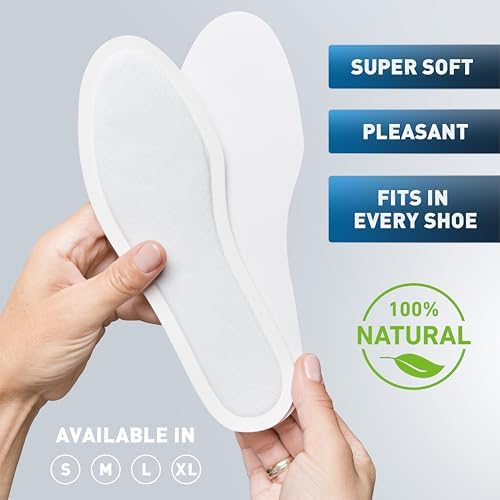 THE HEAT COMPANY Insole Foot Warmers - 10 Pairs – 9h of Extra Warmth - Instant Heat - Air Activated Heated Insoles - Purely Natural - Toe Warmers & Foot Warmers for Feet for Men and Women - Medium