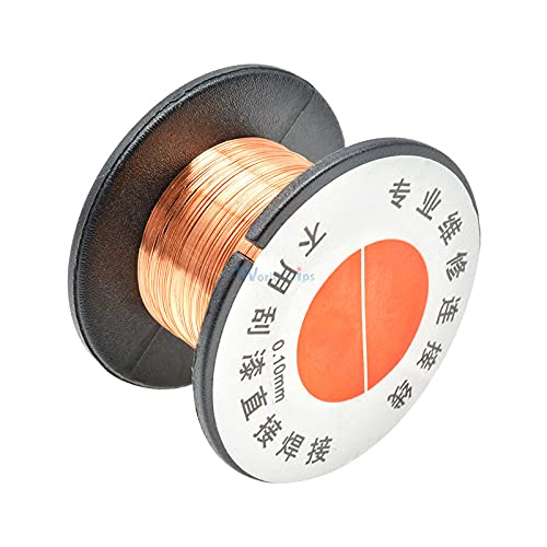 5pcs 0.1MM Copper Solder Soldering Welding Cellphone Repair PPA Enamelled Reel Wire 15m