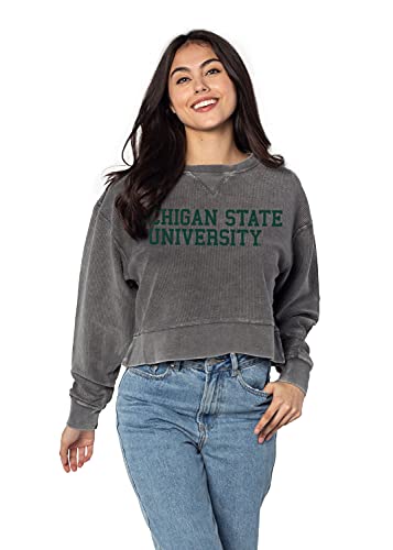 Image of chicka-d NCAA womens Corded Boxy Pullover