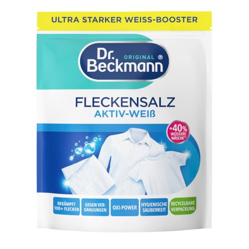 Dr. Beckmann Fleckensalz Aktiv-Weiß | Für weißere Wäsche | 400 g