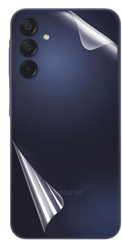 Glaxx Back Protector Screen Guard for Samsung Galaxy A15 5G, [Not Glass] Self Healing Unbreakable Hydrogel Soft Film Anti-Scratch with Easy Installation Kit - Transparent (B0CRHDQJS5) Amazon Price History, Amazon Price Tracker