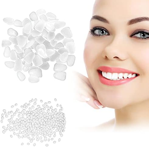 Tooth Repair kit，Filling The Missing Broken Tooth and Gaps,Moldable Fake Teeth and Thermal Beads Replacement Kit，Regain Confidence Smile（White-K1）