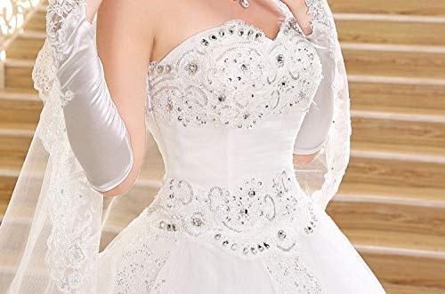 Shanghai Story Strapless Train Bridal Gown Wedding Dress Bride Customize White #TOP6