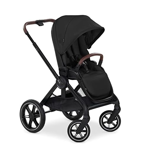 Hauck Walk N Care, Silla de Paseo Premium, Ruedas de goma, Carrito Bebe Ligero, Asiento Ajustable en Altura y Asa Telescópica, Reversible, Capota XXL protección UV 50+, Plegable, Negro