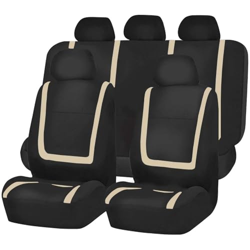 Housse de siège de voiture en tissu universel respirant pour auto, camion et van