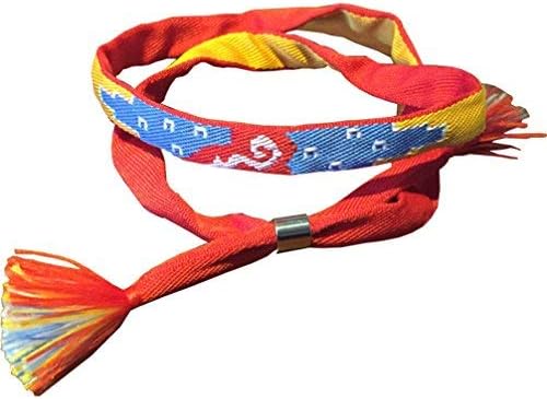 Cosplay Kumihimo Small Four Colors of The Handicraft of Bracelet Ribbon of Hair Lucky Charm
