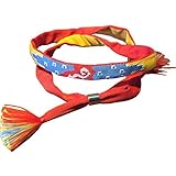 Yesui Cosplay Kumihimo Small Four Colors of The Handicraft of Bracelet Ribbon of Hair Lucky Charm