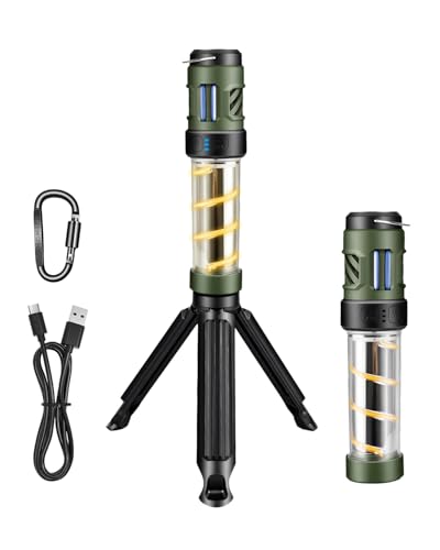 Portable Mosquito Repeller Camping Light with 5000mAh Rechargeable Battery 5 Lighting Modes IPX5 Waterproof Outdoor Indoor Bug Repellent Light for Camping Hiking & Backpacking (Refill Not Included)