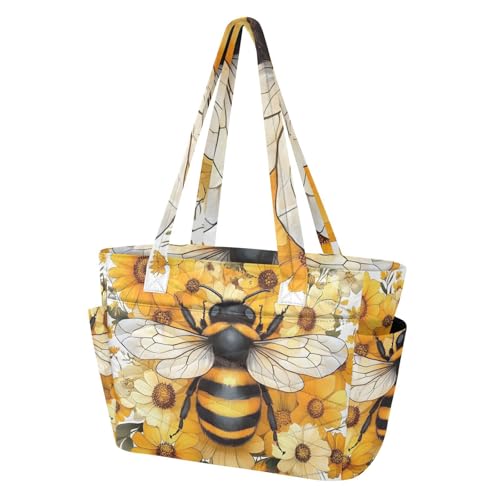 Bolso Tote Pequeño para Mujer con Flores Tropicales miniatura 7