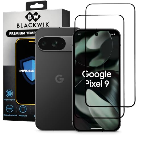 Image of Blackwik Premium Tempered Glass for Google Pixel 9 /9 Pro | 2-Pack