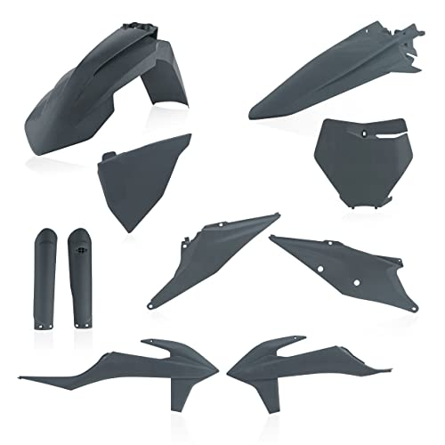 Kit cache carenage gris metal Acerbis de haute resistance aux chocs pour KTM XC 125 - 2