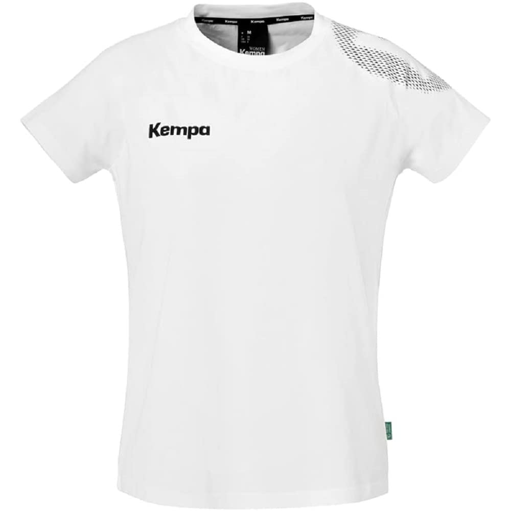 Kempa Women's Core 26 T-Shirt Women Girls Handball Sports Shirt T-Shirt Functional Shirt Jersey White