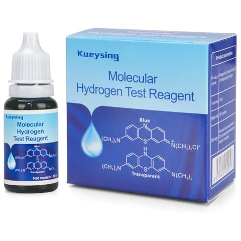 Kueysing Hydrogen Test Reagent，Dissolved Hydrogen Test Reagent ，H2Blue，Test The Concentration of Hydrogen Molecules in Water Cover
