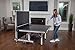 JOOLA Rally TL Professional MDF Indoor Ping Pong Table w/ Quick Clamp Table Tennis Net & Post Set - 10 Minute Easy Assembly - Corner Ball Holders - Tournament Quality - Includes Playback Mode