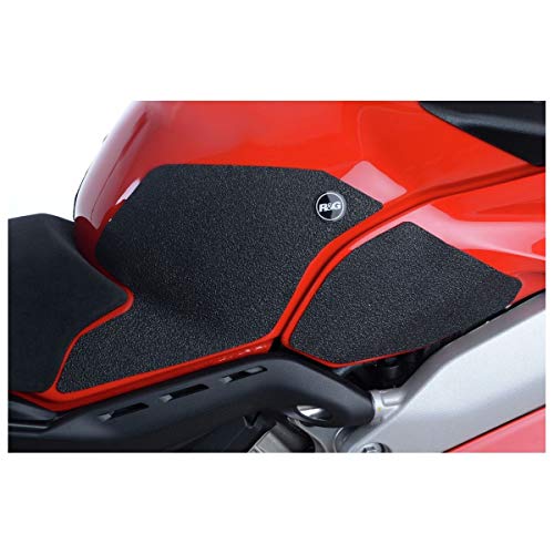 R&G Racing Tank Grips (4 Piece) (Black) for 18-19 Ducati 1100PV4