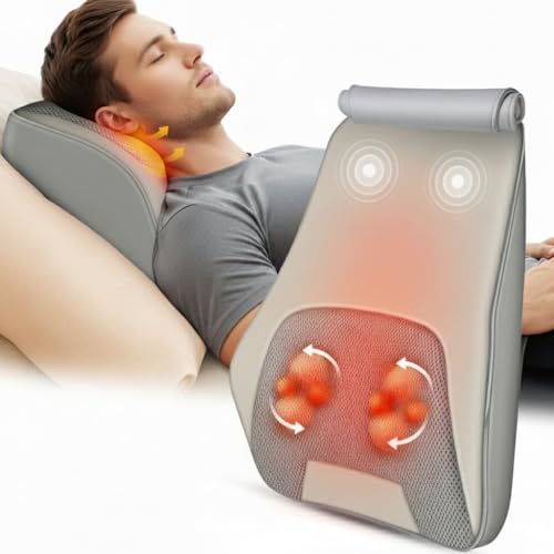 Heycool Back Massager for Pain Relief Deep Tissue, Shiatsu Back and Neck Massager with Soothing...