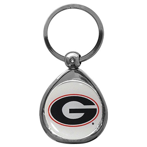 NCAA Siskiyou Sports Fan Shop Georgia Bulldogs Chrome Key Chain One Size Team Colors