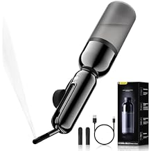 ESSAGER Portable Bidet for Travel, Foldable & Rechargeable Handheld SprayerWaterproof with 2 Pressure Modes, 350ml Expandable Bottle for Women, Men, Baby, Postpartum & Personal HygieneBlack