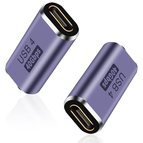 usb c 変換アダプタ type-c アダプタ 2個入り【40Gbps高速データ転送&100W/5A急速充電& 8K@120Hz映像出力】TYPE-Cメス-TYPE-Cメス ストレートコネクター Type C 延長アダプタ 中継器の両端はtype-c to type-c線の使用のみをサポートしている usb c 変換アダプタ type-c アダプタ 2個入り【40Gbps高速データ転送&100W/5A急速充電& 8K@120Hz映像出力】TYPE-Cメス-TYPE-Cメス ストレートコネクター Type C 延長アダプタ 中継器の両端はtype-c to type-c線の使用のみをサポートしている
