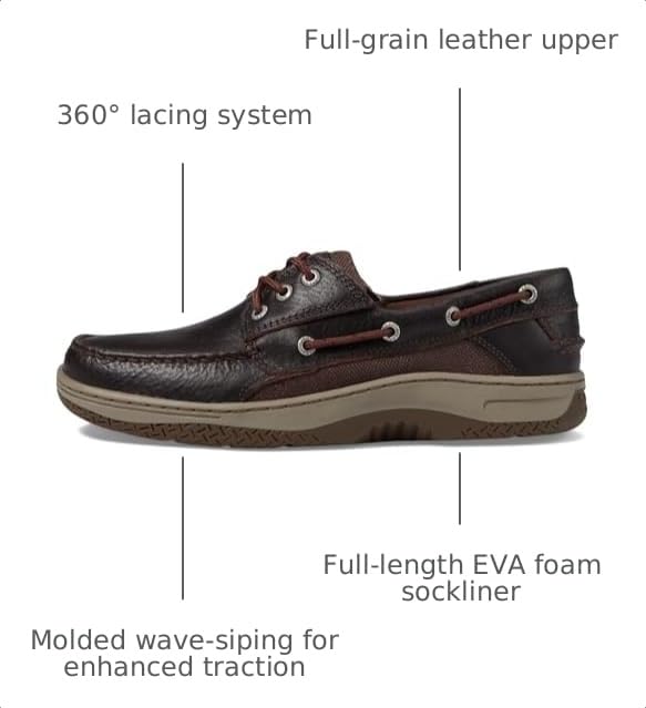 Image of Sperry Men's Billfish 3-Eye Leather Boat Shoe