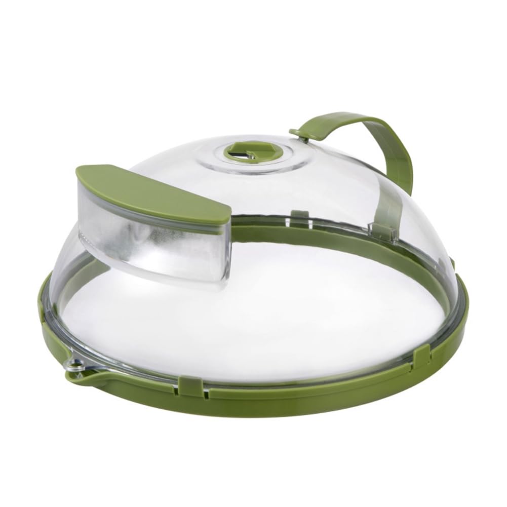 Tyatocepy Microwave Cover With Handle And Water Storage Box For Food Clear Microwave Splatter Cover