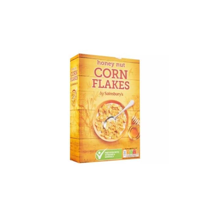 Buy Sainsbury's Honey Nut Corn Flakes 500g Crunchy toasted, sweetened