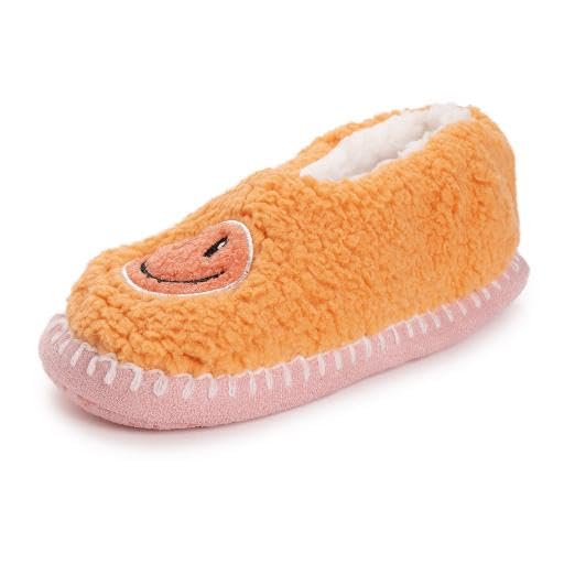 MUK LUKS Women's Sherpa Smile Ballerina Slipper