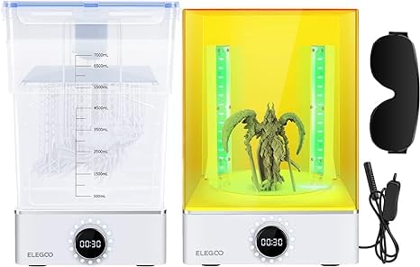 ELEGOO Mercury XS Bundle with Separate Wash and Cure Station for Large Resin 3D Printed Models, with a Handheld UV Lamp USB Purifier Compatible with Saturn and Mars LCD 3D Printers. (B0D9B72Z6P) Amazon Price History, Amazon Price Tracker