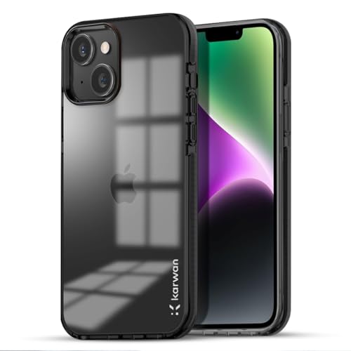 Image of KARWAN Back Cover| iPhone 14 Plus Back Cover |Polycarbonate Material| Full Camera Protection |Perfectly Fit| Case for iPhone 14 Plus - Black