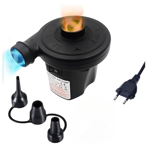 Hinchador eléctrico 150 W, Inflador Eléctrico para Colchón Hinchable, Inflador Colchón, Hinchador colchón 2 en 1