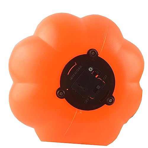 Luxshiny Halloween Luminous Pumpkin Light Unique Design Lantern Decor Funny Pumpkin Light for Home Club Ktv Room Festival Decoration with