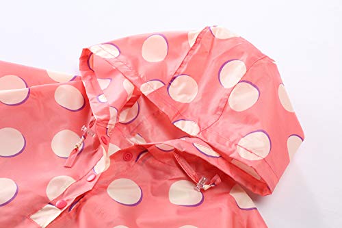 Image of Freesmily Kids Cute Raincoat Waterproof Rain Poncho Jacket Coat for Girls Boys