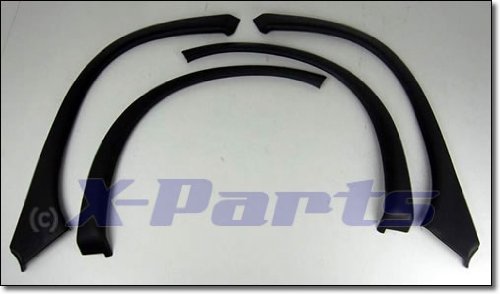 Passage De Roue Opel Corsa B + Combo - Aile Noire - Compatible GSI