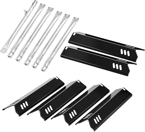 Grillflame GR2205723-OG-00 Grill Parts for Outdoor Gourmet Grill Burners Heat Plates GR2323101-OG-00 GR2205720-OG-00 Heat Shield Flame Tamer Burner Heat Tents 5 6 Burner Gas Grill Replacement Parts