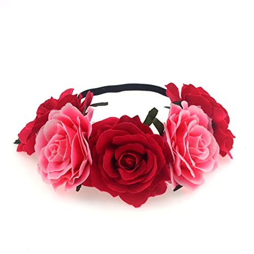 SCF2017 Cerchietto per capelli da donna con fiore