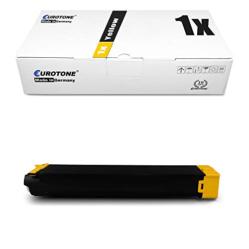 Toner Sharp MXC38GTY Jaune Eurotone pour MX-C310 MX-C311 MX-C312 MX-C380 MX-C381 MX-C400 MX-C401