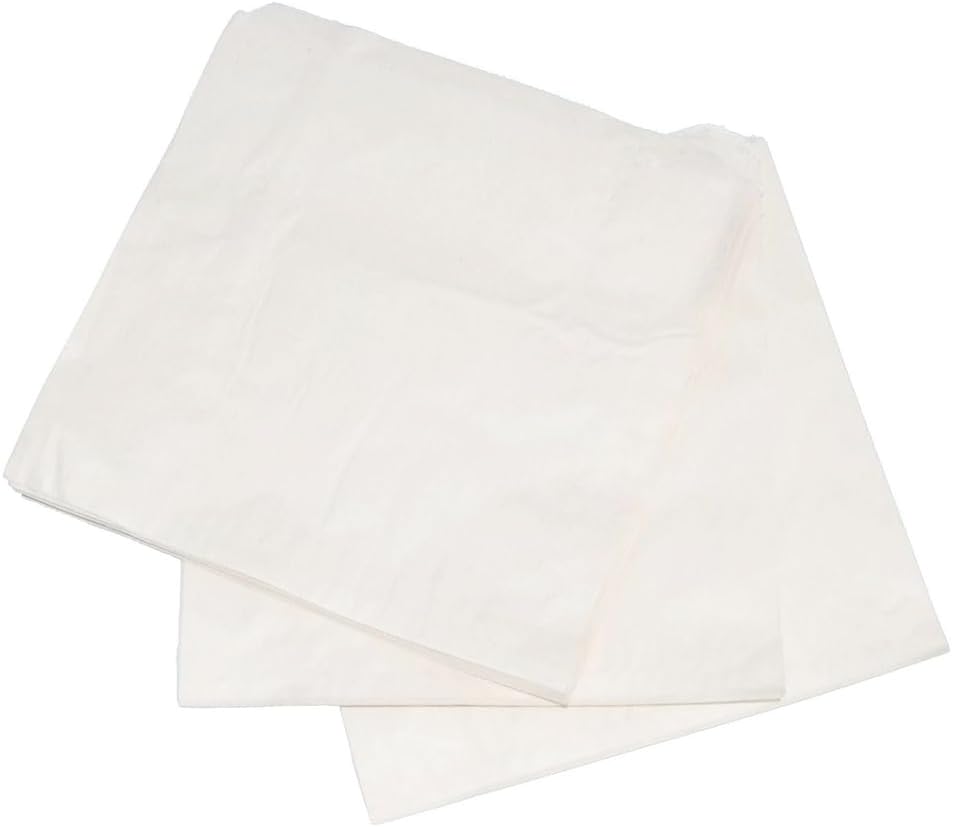 Hovat Advance Baker BagClearly Greaseproof Paper for Food, Pack of 1000, Food Grade Paper Food for Hot and Cold Food, 38gsm Thick White Paper , Durable and Compostable Food Paper , 10x10"