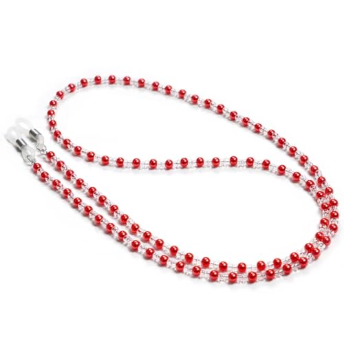 Image of Glasses Strap Beaded Eyeglass Chains Eye Glass Holders Necklaces String Women Eyewear Retainer Chain