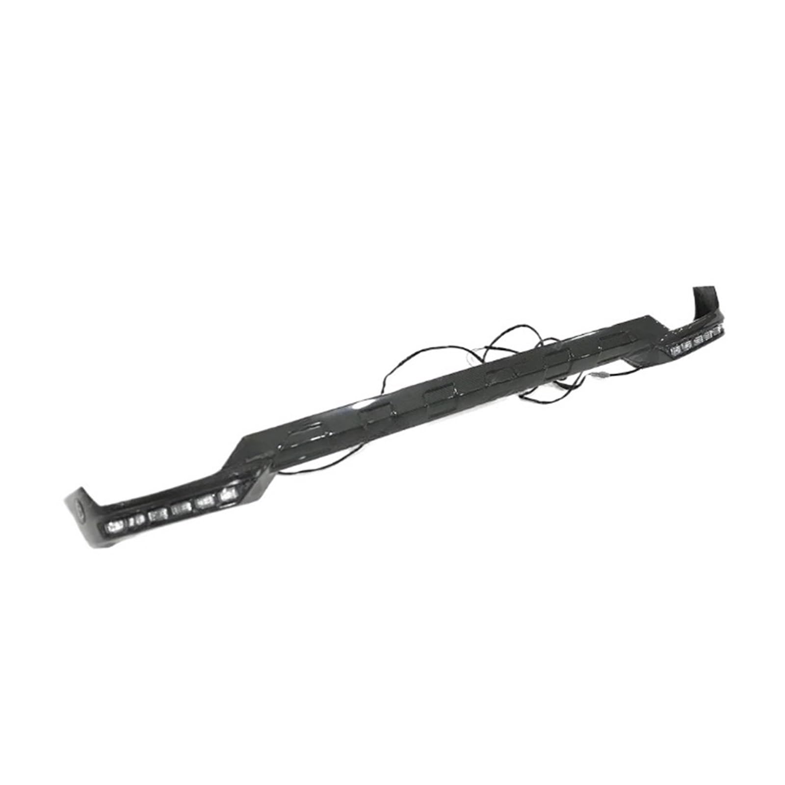 Front Bumper Compatible For Brabus Style Lower Lip With Light Compatible For Mercedes Benz G Class W463 G63 G55，Real Carbon Fiber Material