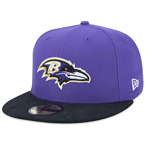 Bone New Era 59FIFTY NFL Baltimore Ravens Core Fitted Aba