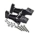 Levigo Aluminum Alloy RC Mounting Brackets RC Rear Wing Mount Set for TRAXXAS 1/8 4WD SLEDGE MONSTER TRUCK, RC Rear Wing Body Mount Support Frame Replacement