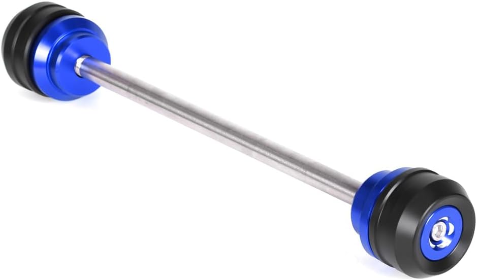 Monkey 125 Front Wheel Frame Sliders Axle Fork Sliders Compatible with DAX125 Monkey 125 2018-2024 3D CNC Motorcycle Front Fork Slider Crash Guard (Blue)