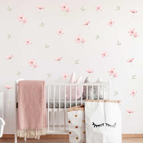 Stickers muraux roses pour transformer facilement la chambre de bébé