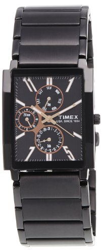 Image of TIMEX E-Class Analog Black Dial Men's Watch - RN08