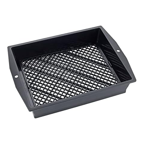 Maximex Gartensieb mit verstellbarem Siebeinsatz - Gartensieb mit verstellbarem, patentiertem Siebeinsatz, Polypropylen, 35 x 7.5 x 27.3 cm, Braun Cover