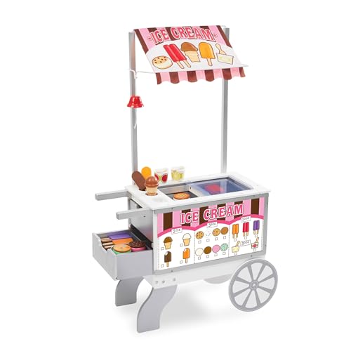 Melissa & Doug Carro de bocadillos y Dulces de Madera, Comida de...
